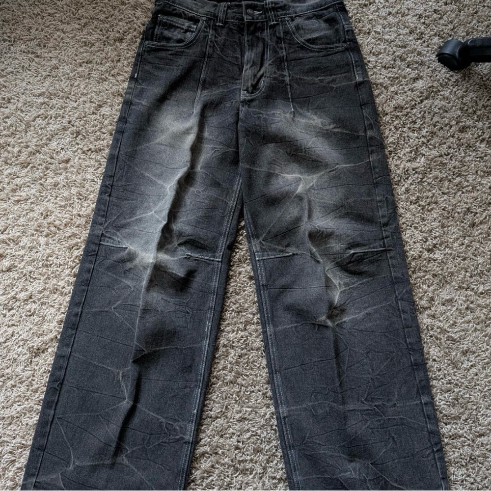 Jade Gray Denim Jeans